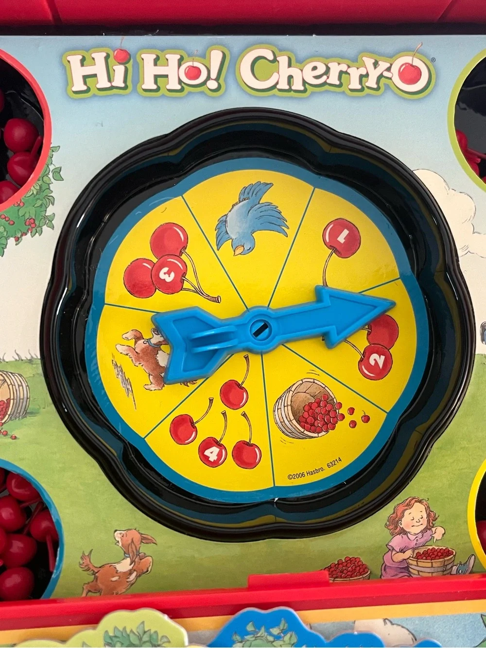 1992 Hi-Ho Cherry-O travel Game Book Style Travel Case